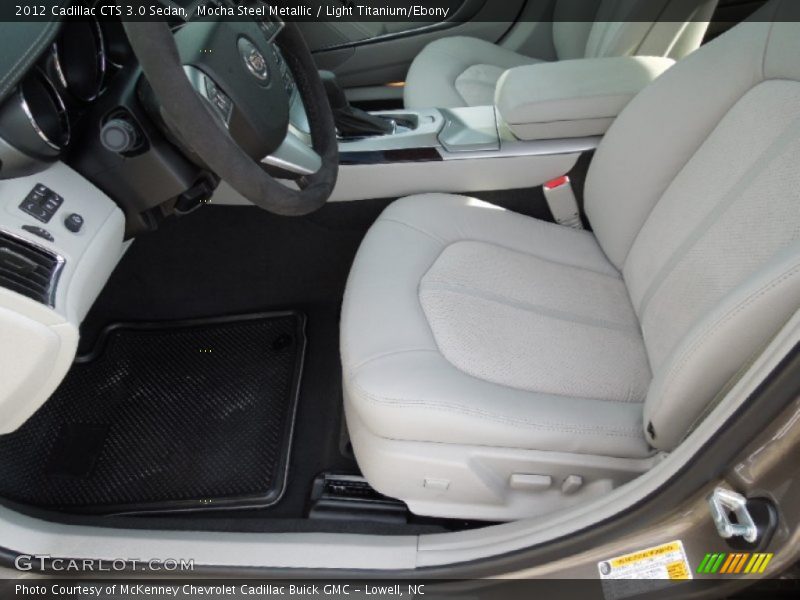  2012 CTS 3.0 Sedan Light Titanium/Ebony Interior