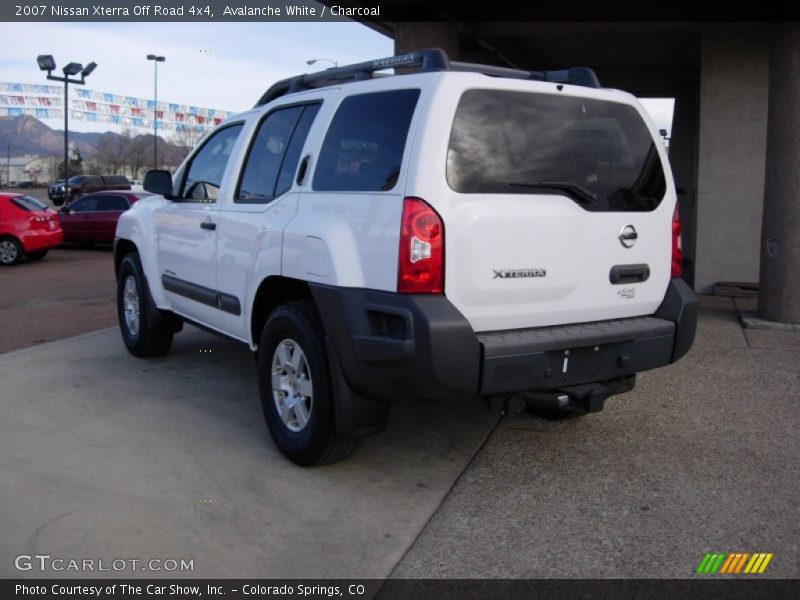 Avalanche White / Charcoal 2007 Nissan Xterra Off Road 4x4