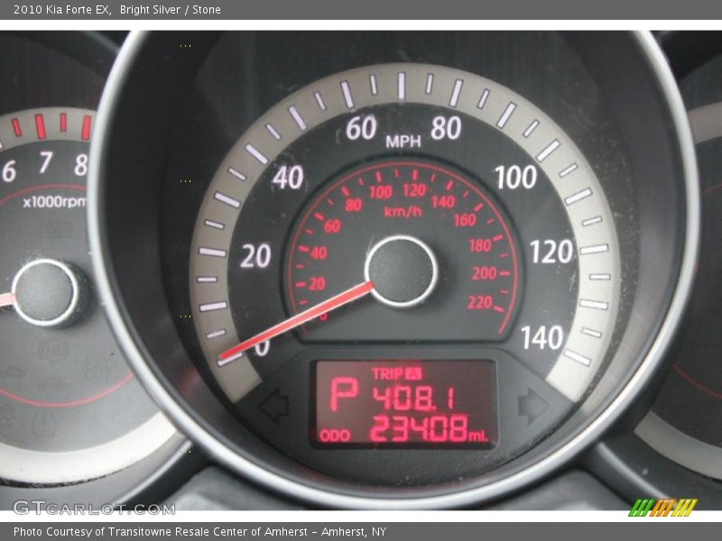 Bright Silver / Stone 2010 Kia Forte EX