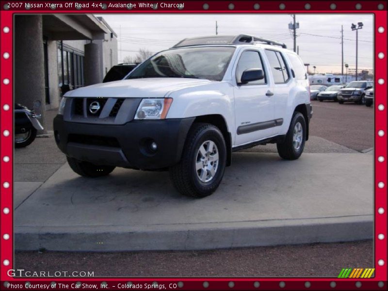 Avalanche White / Charcoal 2007 Nissan Xterra Off Road 4x4