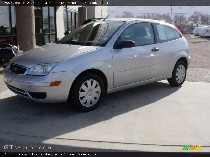CD Silver Metallic / Charcoal/Light Flint 2007 Ford Focus ZX3 S Coupe