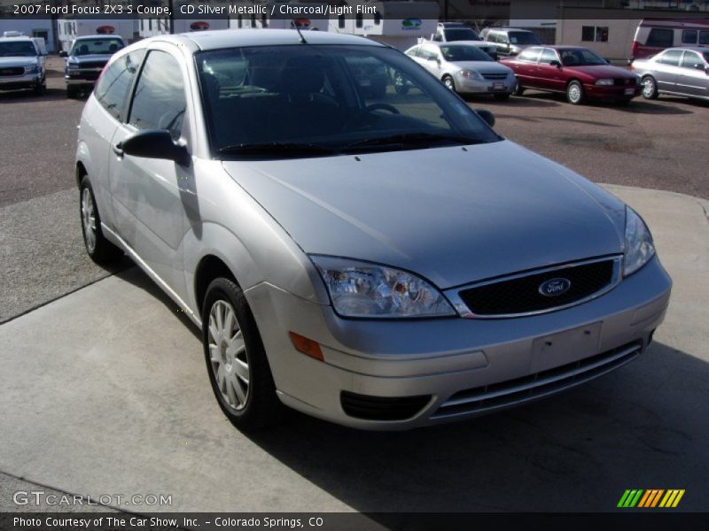 CD Silver Metallic / Charcoal/Light Flint 2007 Ford Focus ZX3 S Coupe