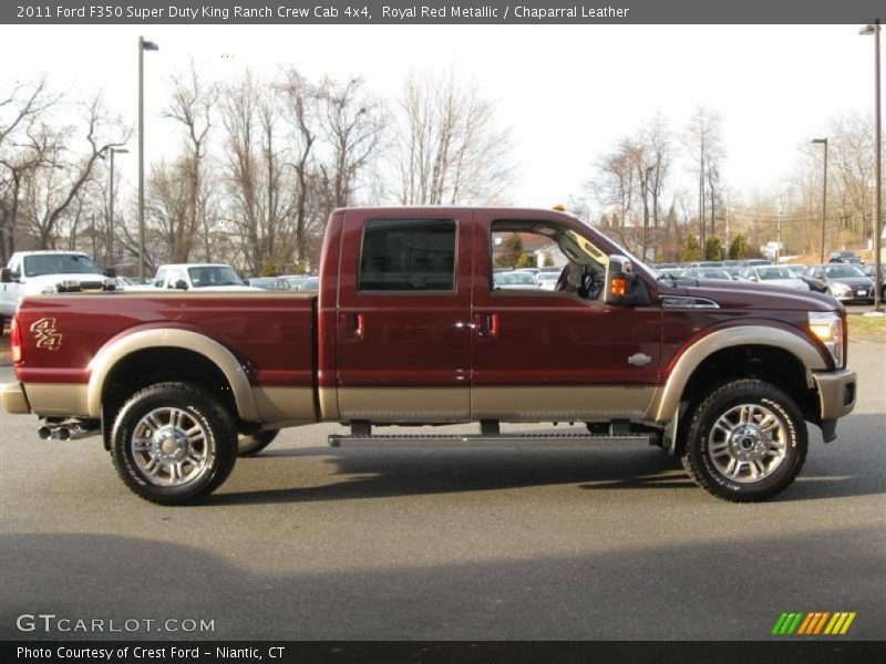  2011 F350 Super Duty King Ranch Crew Cab 4x4 Royal Red Metallic