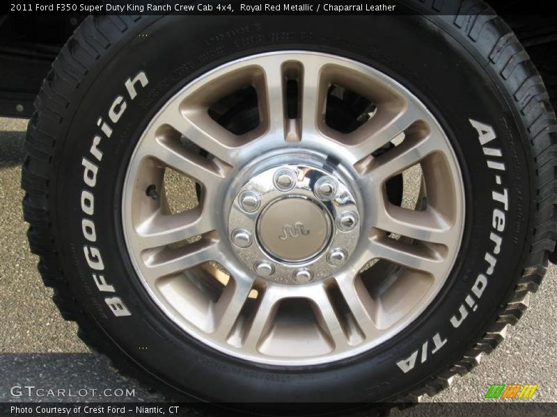  2011 F350 Super Duty King Ranch Crew Cab 4x4 Wheel