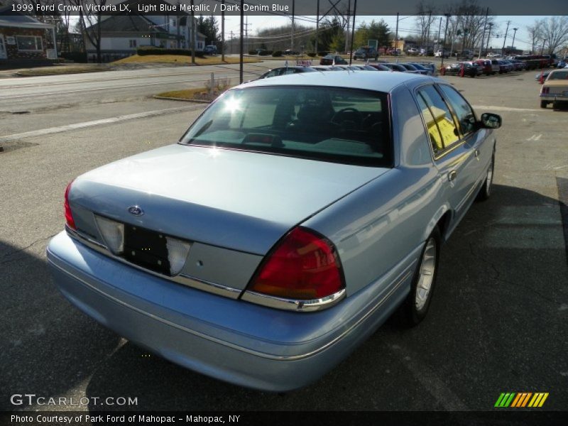Light Blue Metallic / Dark Denim Blue 1999 Ford Crown Victoria LX