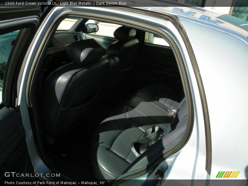 Light Blue Metallic / Dark Denim Blue 1999 Ford Crown Victoria LX