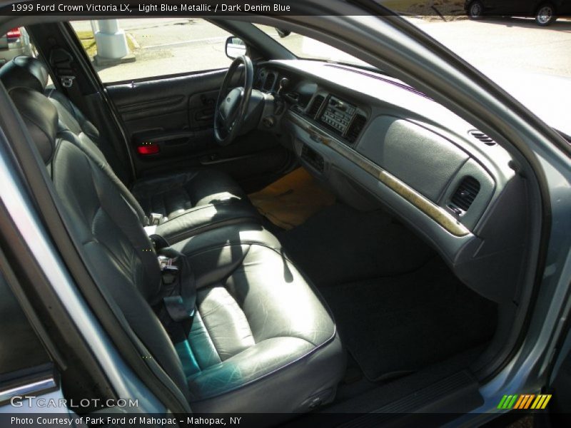 Light Blue Metallic / Dark Denim Blue 1999 Ford Crown Victoria LX