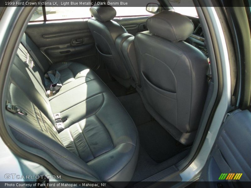Light Blue Metallic / Dark Denim Blue 1999 Ford Crown Victoria LX