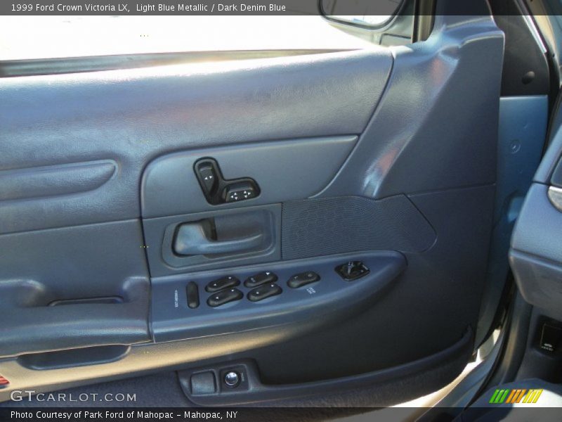 Light Blue Metallic / Dark Denim Blue 1999 Ford Crown Victoria LX