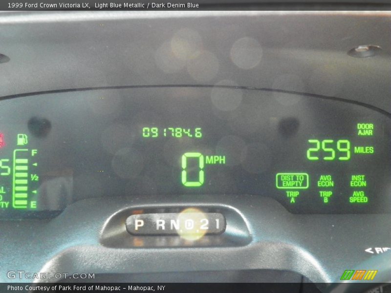  1999 Crown Victoria LX LX Gauges
