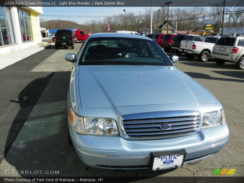 Light Blue Metallic / Dark Denim Blue 1999 Ford Crown Victoria LX