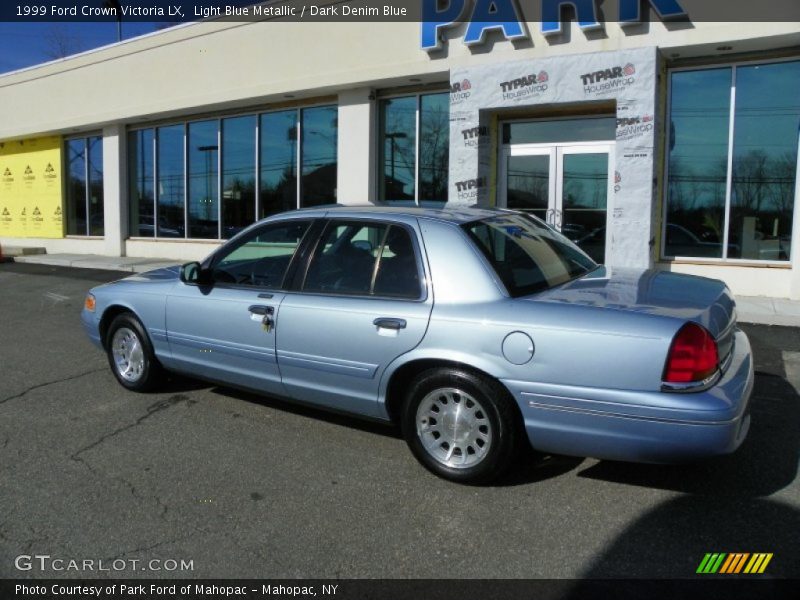 Light Blue Metallic / Dark Denim Blue 1999 Ford Crown Victoria LX