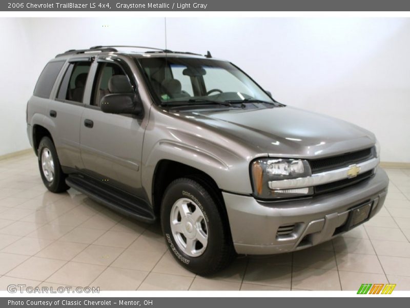 Graystone Metallic / Light Gray 2006 Chevrolet TrailBlazer LS 4x4