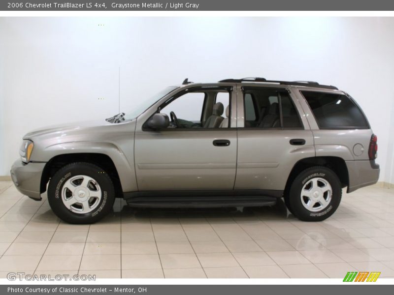 Graystone Metallic / Light Gray 2006 Chevrolet TrailBlazer LS 4x4