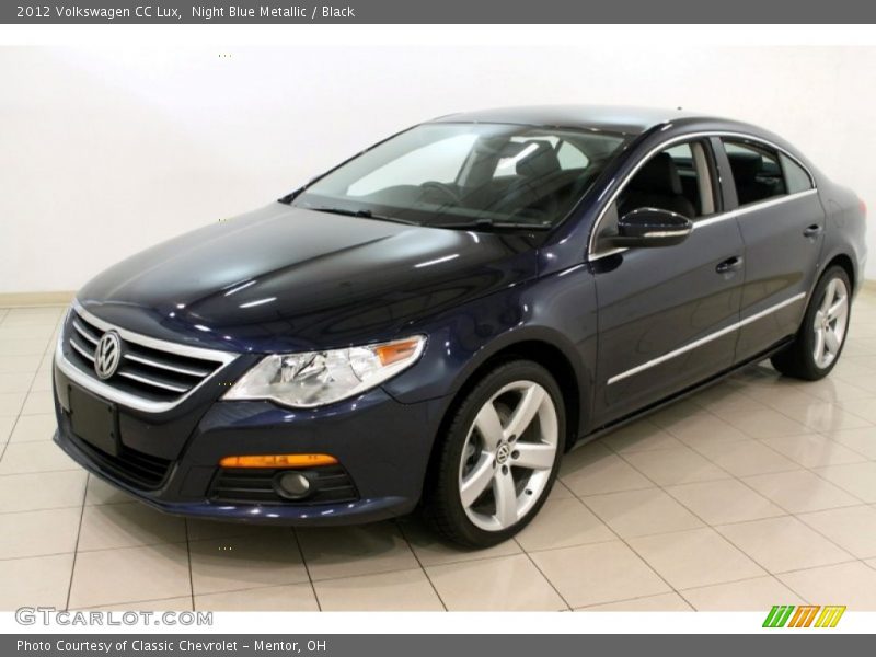 Night Blue Metallic / Black 2012 Volkswagen CC Lux