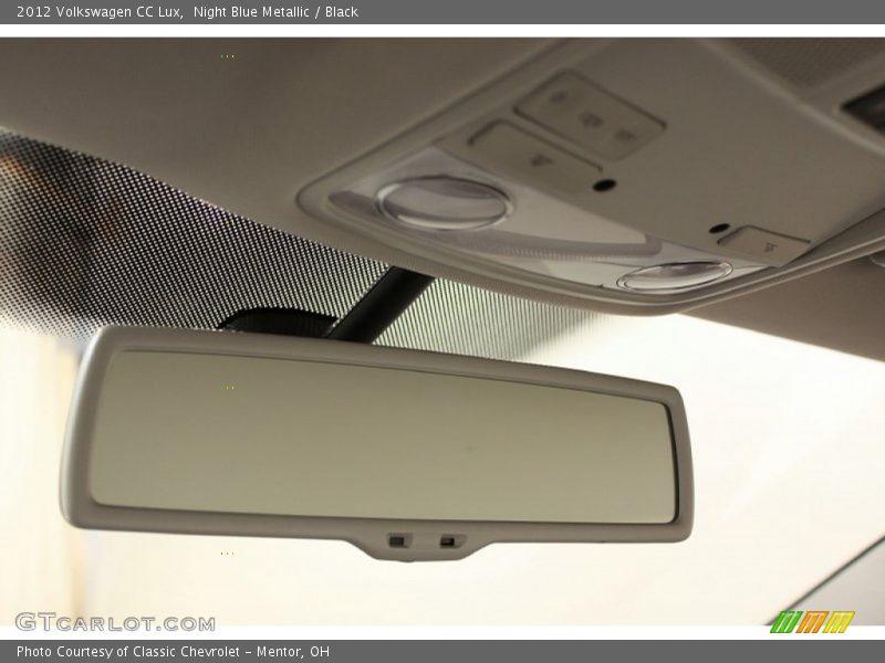 Night Blue Metallic / Black 2012 Volkswagen CC Lux