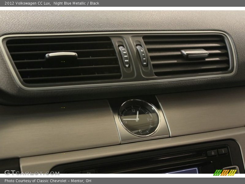 Night Blue Metallic / Black 2012 Volkswagen CC Lux