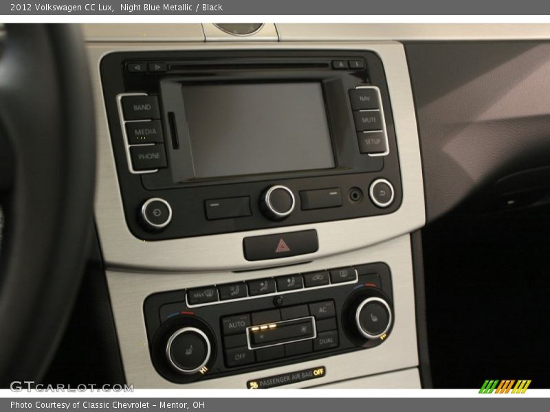 Night Blue Metallic / Black 2012 Volkswagen CC Lux