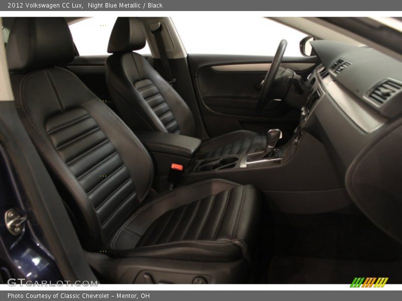 Night Blue Metallic / Black 2012 Volkswagen CC Lux