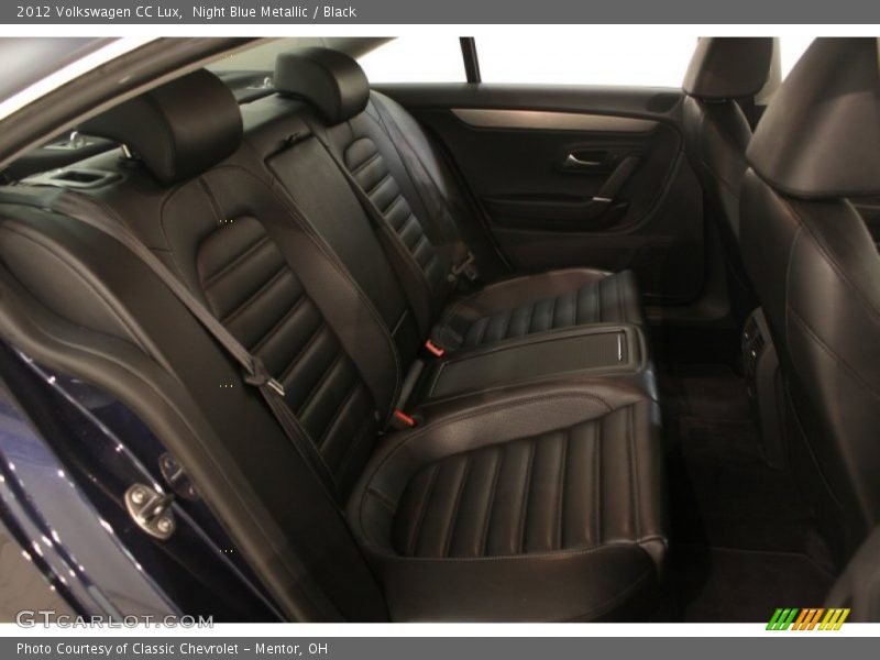 Night Blue Metallic / Black 2012 Volkswagen CC Lux