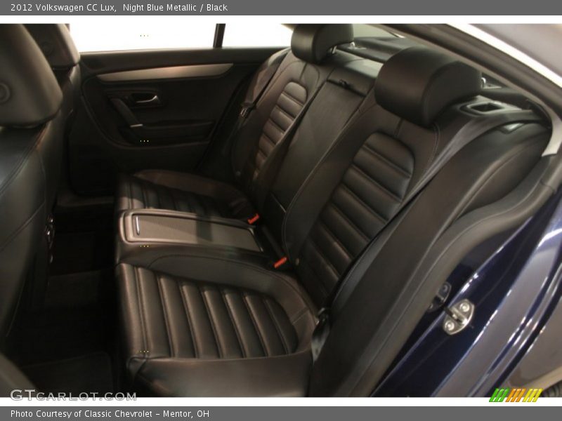 Night Blue Metallic / Black 2012 Volkswagen CC Lux