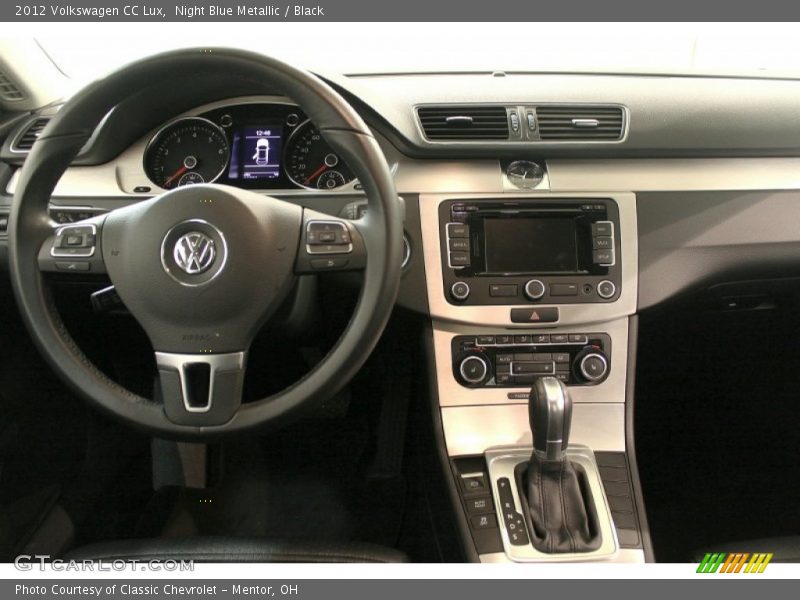 Night Blue Metallic / Black 2012 Volkswagen CC Lux