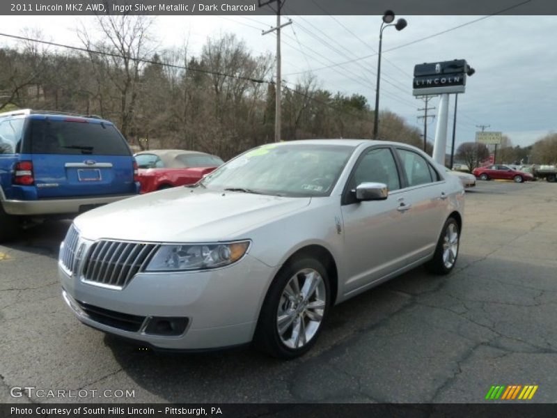 Ingot Silver Metallic / Dark Charcoal 2011 Lincoln MKZ AWD