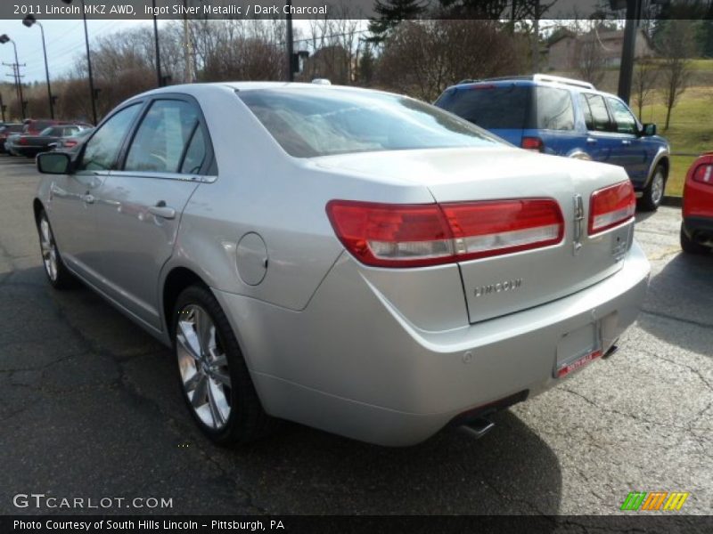 Ingot Silver Metallic / Dark Charcoal 2011 Lincoln MKZ AWD