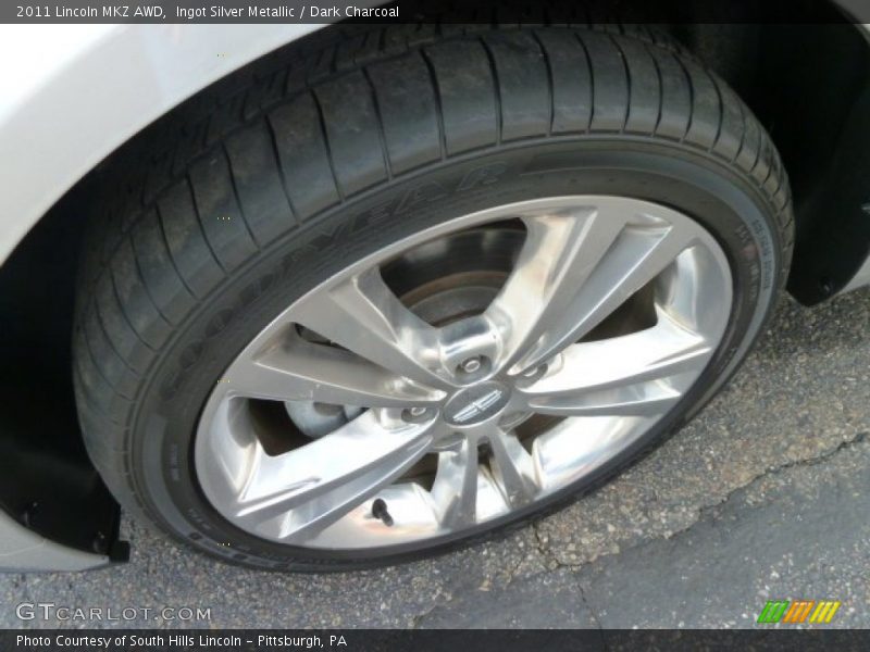 Ingot Silver Metallic / Dark Charcoal 2011 Lincoln MKZ AWD