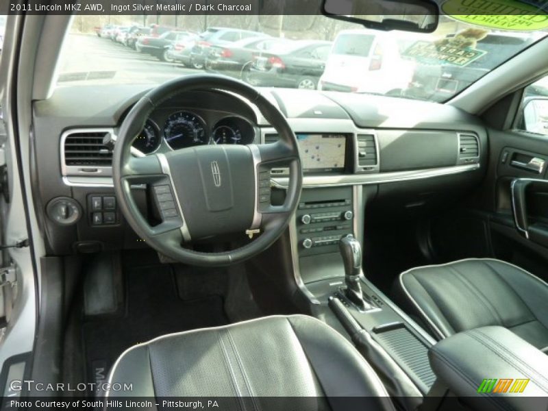 Ingot Silver Metallic / Dark Charcoal 2011 Lincoln MKZ AWD