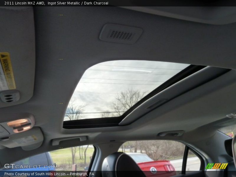 Ingot Silver Metallic / Dark Charcoal 2011 Lincoln MKZ AWD