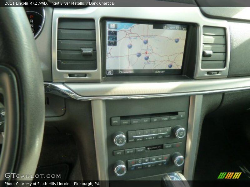 Ingot Silver Metallic / Dark Charcoal 2011 Lincoln MKZ AWD