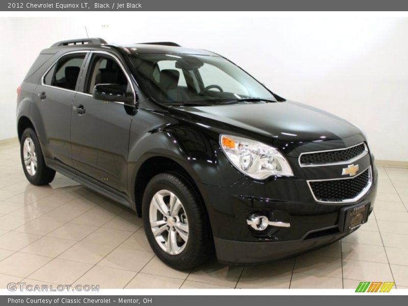 Black / Jet Black 2012 Chevrolet Equinox LT