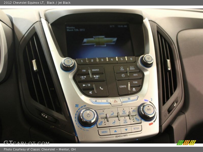 Black / Jet Black 2012 Chevrolet Equinox LT