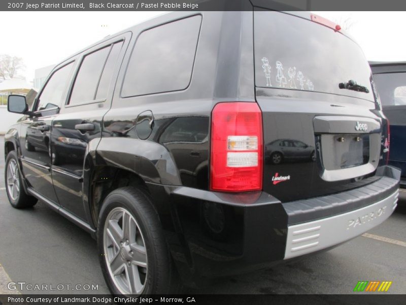 Black Clearcoat / Pastel Pebble Beige 2007 Jeep Patriot Limited