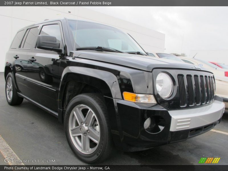 Black Clearcoat / Pastel Pebble Beige 2007 Jeep Patriot Limited