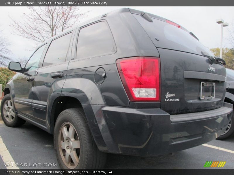Black / Dark Slate Gray 2008 Jeep Grand Cherokee Laredo