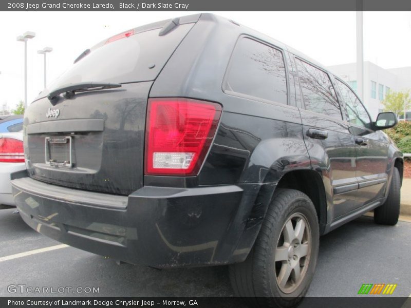 Black / Dark Slate Gray 2008 Jeep Grand Cherokee Laredo