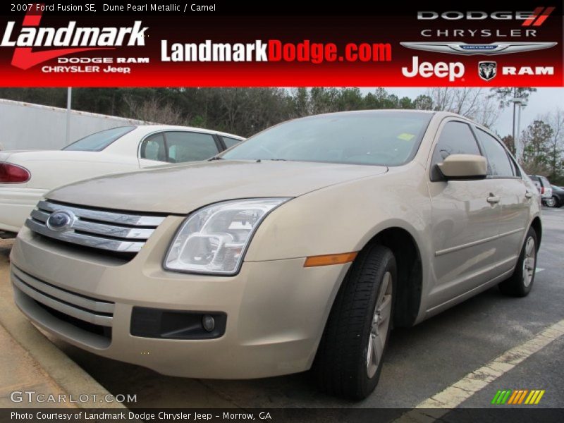 Dune Pearl Metallic / Camel 2007 Ford Fusion SE