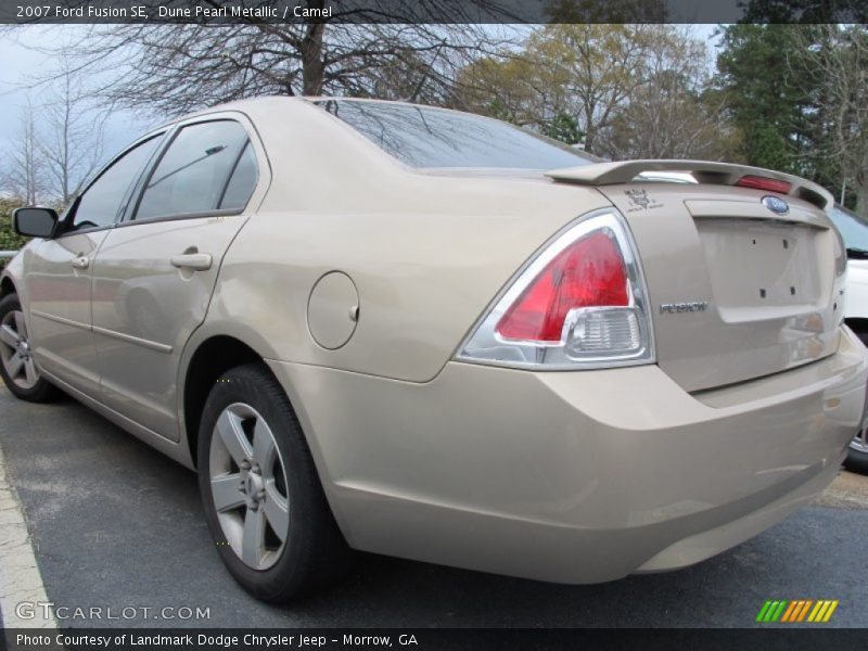 Dune Pearl Metallic / Camel 2007 Ford Fusion SE