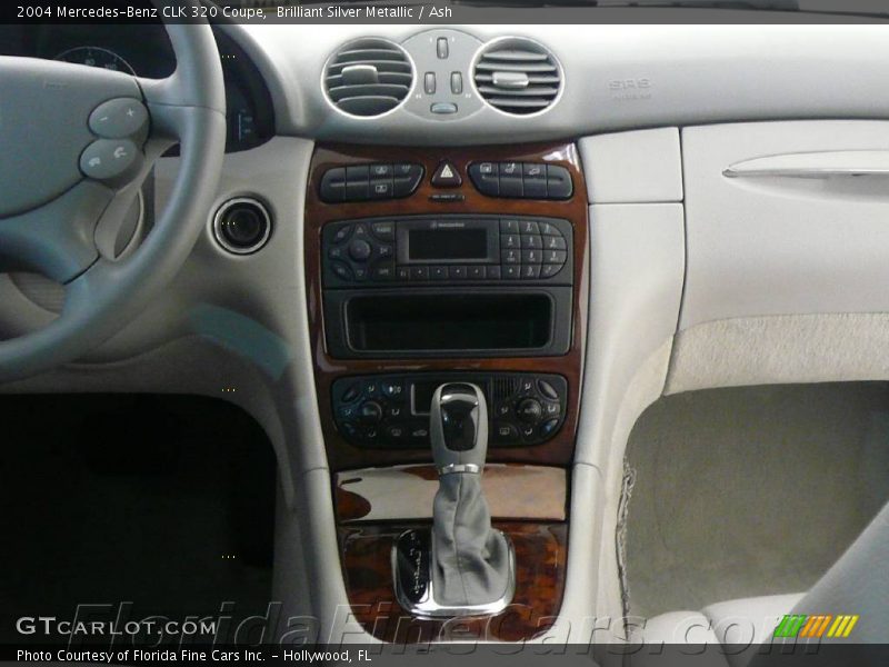 Brilliant Silver Metallic / Ash 2004 Mercedes-Benz CLK 320 Coupe