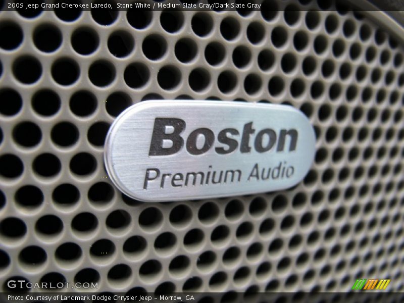 Stone White / Medium Slate Gray/Dark Slate Gray 2009 Jeep Grand Cherokee Laredo