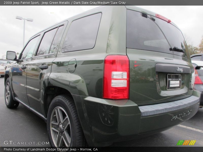 Jeep Green Metallic / Dark Slate Gray/Medium Slate Gray 2009 Jeep Patriot Sport