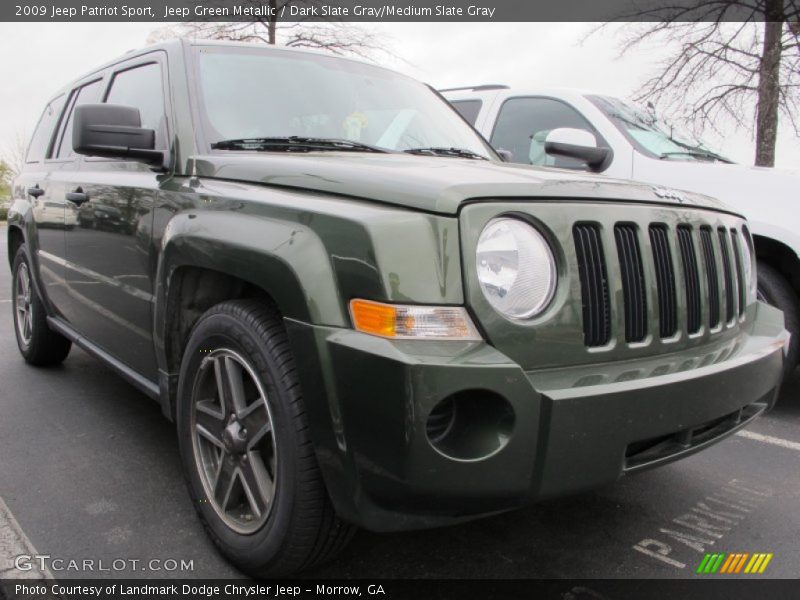 Jeep Green Metallic / Dark Slate Gray/Medium Slate Gray 2009 Jeep Patriot Sport