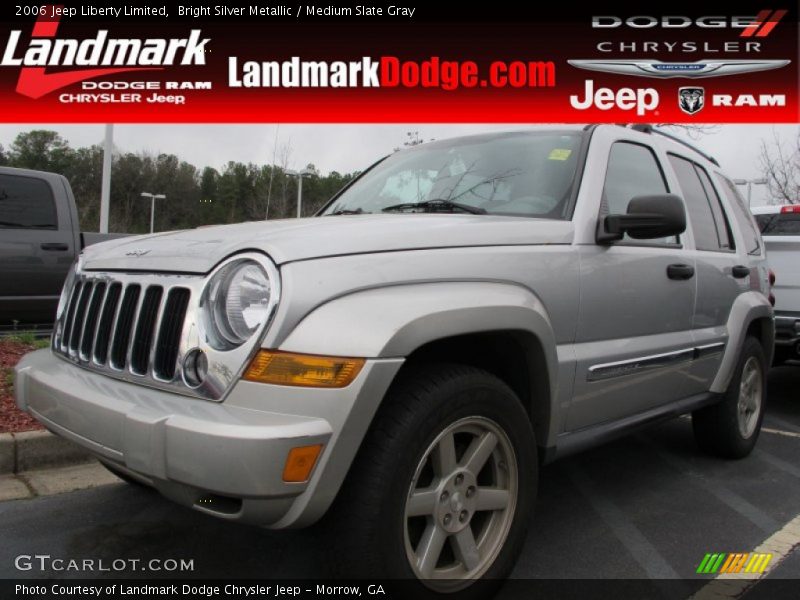 Bright Silver Metallic / Medium Slate Gray 2006 Jeep Liberty Limited