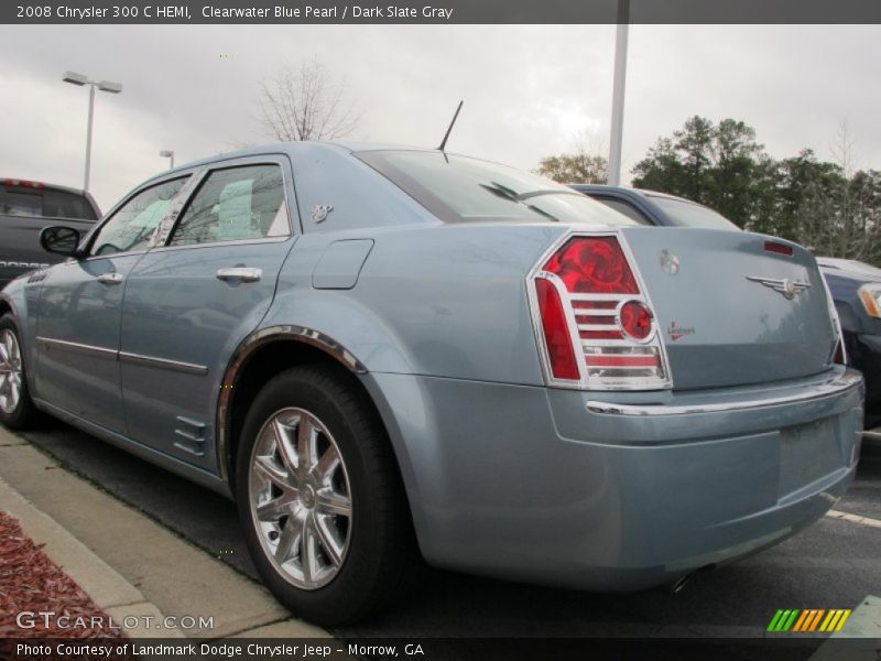 Clearwater Blue Pearl / Dark Slate Gray 2008 Chrysler 300 C HEMI