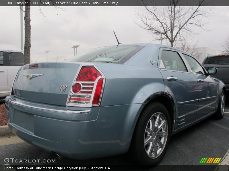 Clearwater Blue Pearl / Dark Slate Gray 2008 Chrysler 300 C HEMI