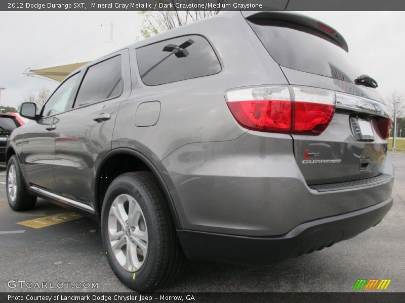 Mineral Gray Metallic / Dark Graystone/Medium Graystone 2012 Dodge Durango SXT
