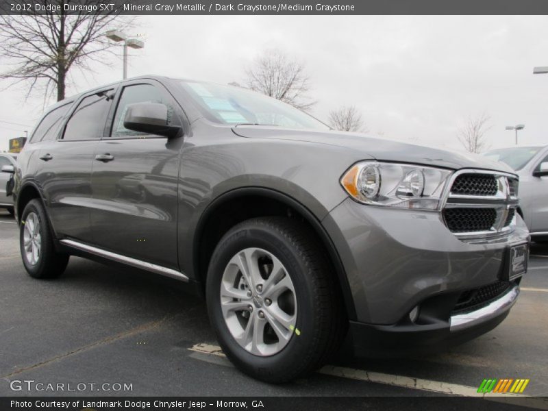 Mineral Gray Metallic / Dark Graystone/Medium Graystone 2012 Dodge Durango SXT