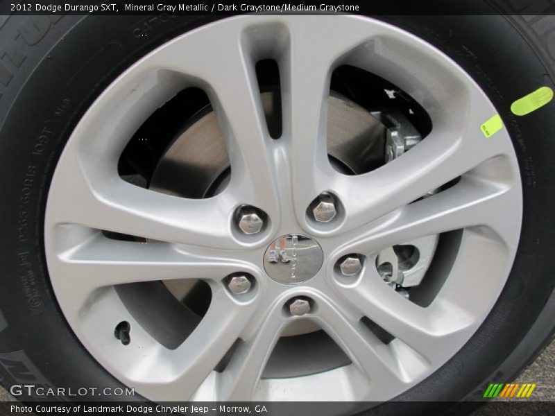 Mineral Gray Metallic / Dark Graystone/Medium Graystone 2012 Dodge Durango SXT